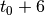 t_{0}+6