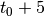 t_{0}+5